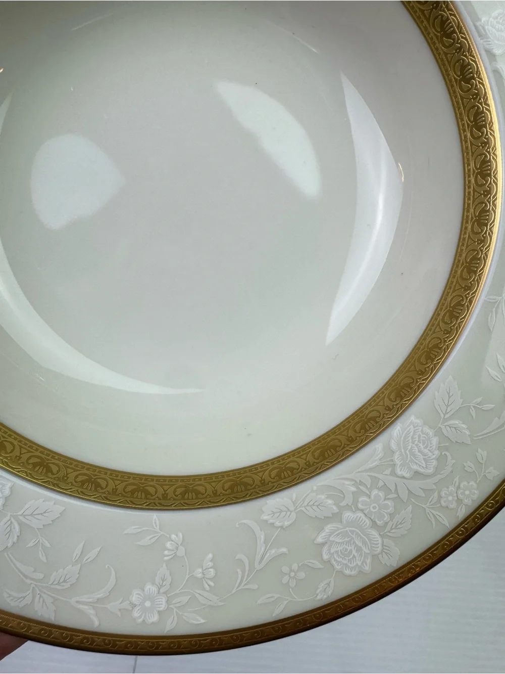 Lot Of 4 Mikasa Antique Lace Fruit Dessert Bowls 7” L5531 Japan Discontinued Ivo